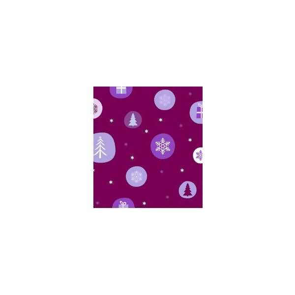 Transparentpapier Rolle 115 g/qm 50x61cm Winterzauber flieder/brombeer Motiv 03