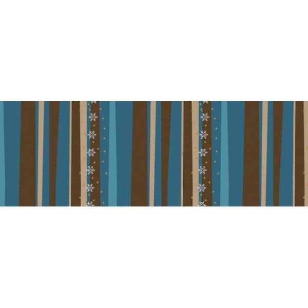 Transparentpapier 115 g/qm A4 VE=5 Blatt Winterzauber petrol/braun Motiv 4