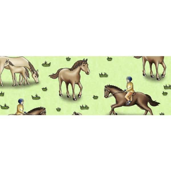 Transparentpapier 115g/qm A4 VE=5 Blatt Kinderland Pferde