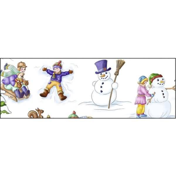 Transparentpapier 115 g/qm A4 VE=5 Blatt Winterwonderland Schneemann