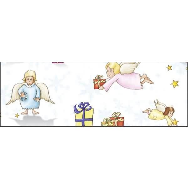 Transparentpapier Rolle 115 g/qm 50x61cm Winterwonderland Engel