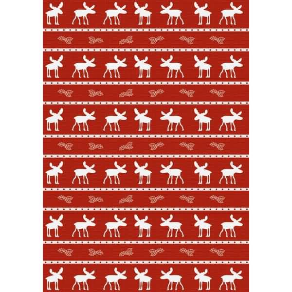 Transparentpapier 115g/qm A4 VE=25 Blatt Elche rot