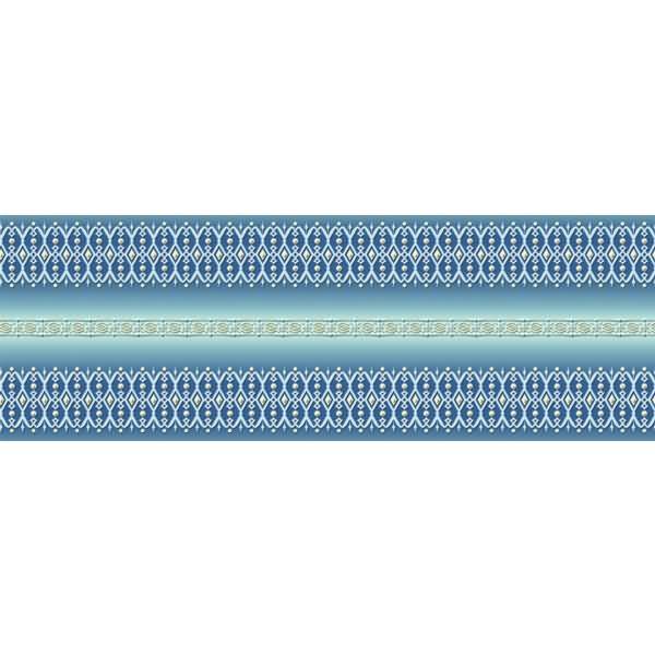 Transparentpapier 115g/qm A4 VE=5 Blatt Bordüren türkis