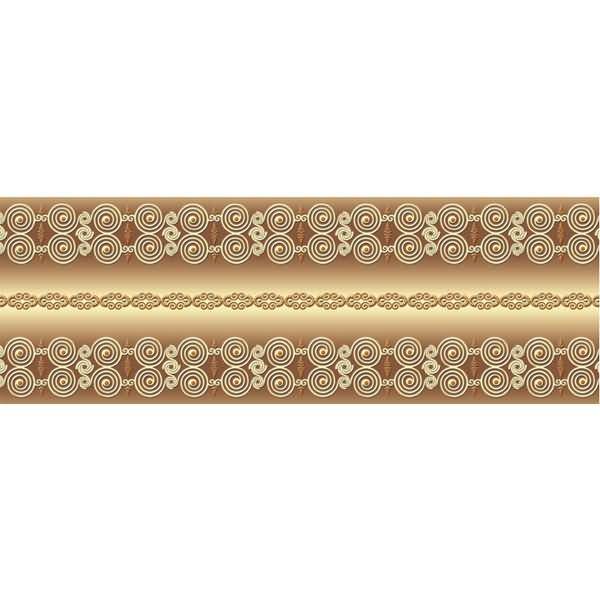 Transparentpapier 115g/qm A4 VE=5 Blatt Bordüren braun