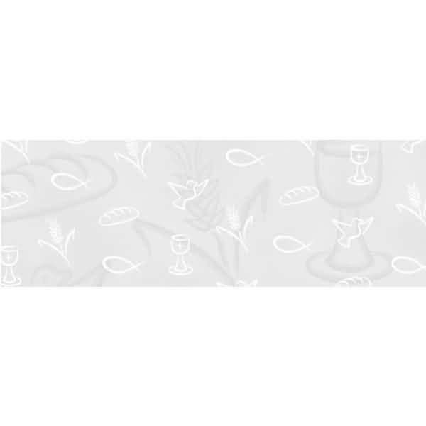 Transparentpapier Rolle 115g/qm 50x61cm White Line Christliche Symbole