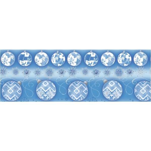 Transparentpapier 115g/qm A4 VE=5 Blatt Weihnachtskugeln blau