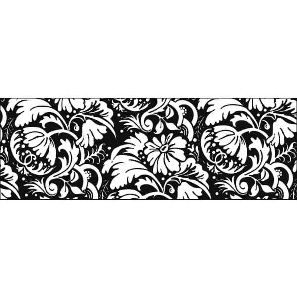 Transparentpapier 115g/qm A4 VE=5 Blatt Black & White Blumenornamente