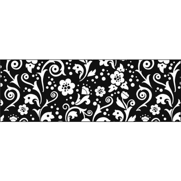 Transparentpapier 115g/qm A4 VE=25 Blatt Black & White Blumenranken