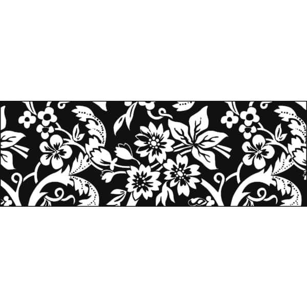 Transparentpapier Rolle 115g/qm 50x61cm Black & White Arabesken