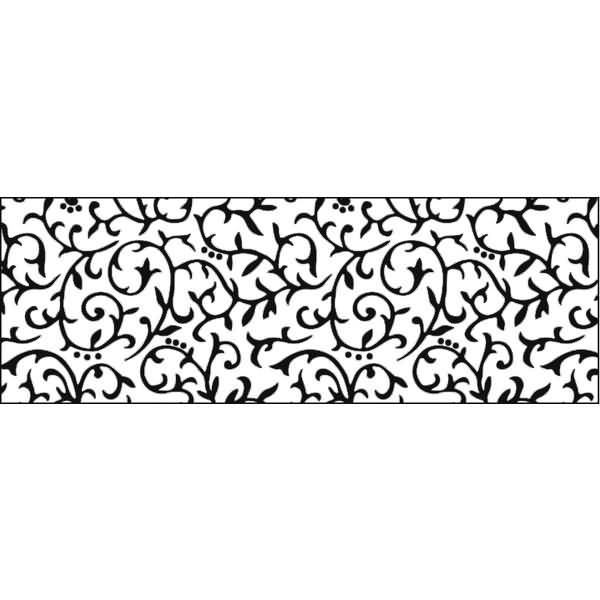 Transparentpapier Rolle 115g/qm 50x61cm Black & White Ranken