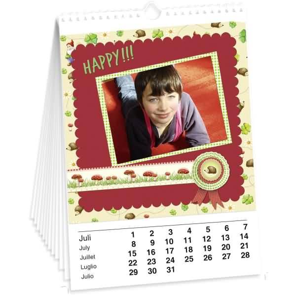 Bastelkalender weiß A5