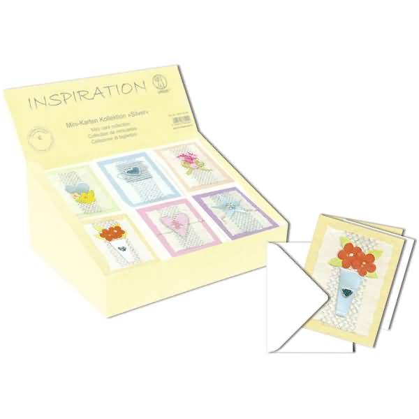 Mini-Karten VE=60 Stück Kollektion Silver