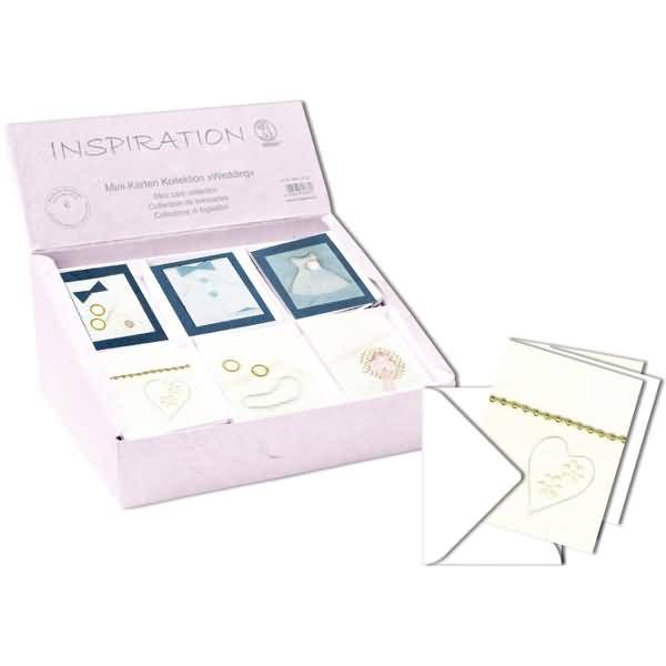 Mini-Karten VE=60 Stück Kollektion Wedding