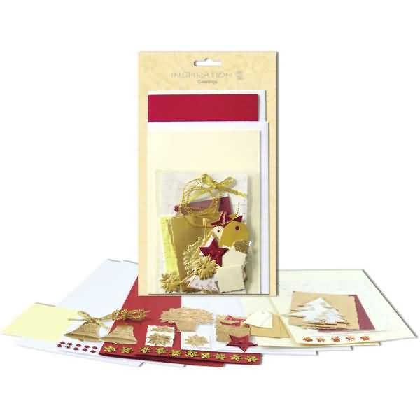 Kartenset Christmas Red