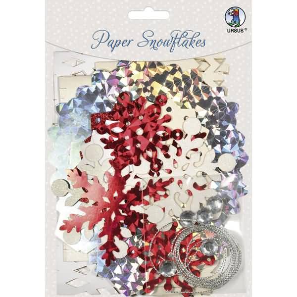Bastelset Paper Snoflakes Motiv 2
