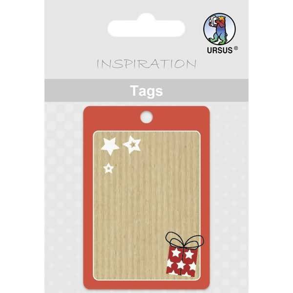 Bastel-Anhänger Tags VE=8 Stück Motiv IV 17
