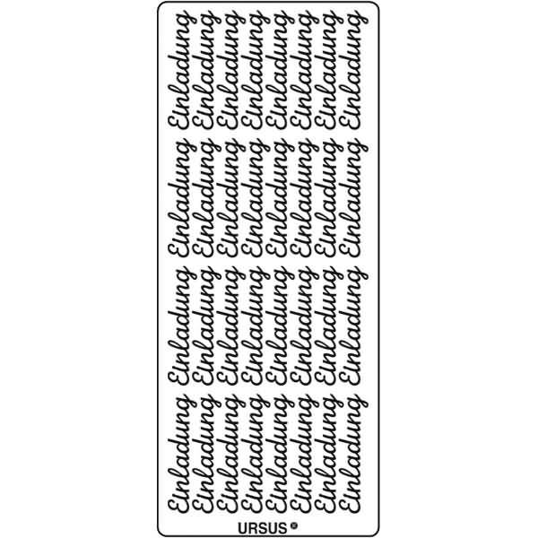 Kreativsticker 10x23cm Motiv 02 VE=1 Stück gold