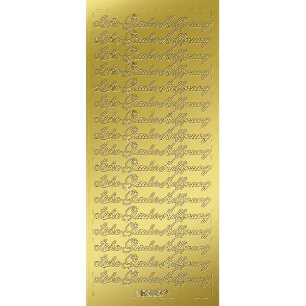 Kreativsticker 10x23cm Motiv 115 VE=1 Stück gold