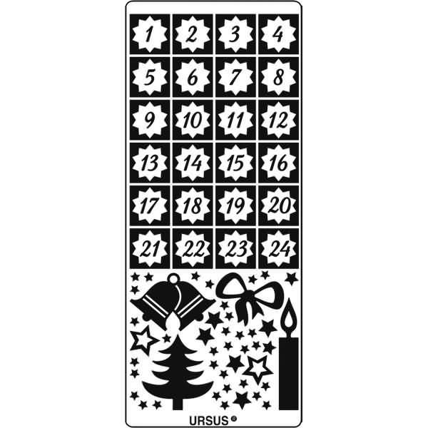 Kreativsticker 10x23cm Motiv 125 VE=1 Stück gold