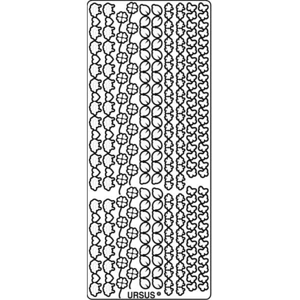 Kreativsticker 10x23cm Motiv 38 VE=1 Stück gold