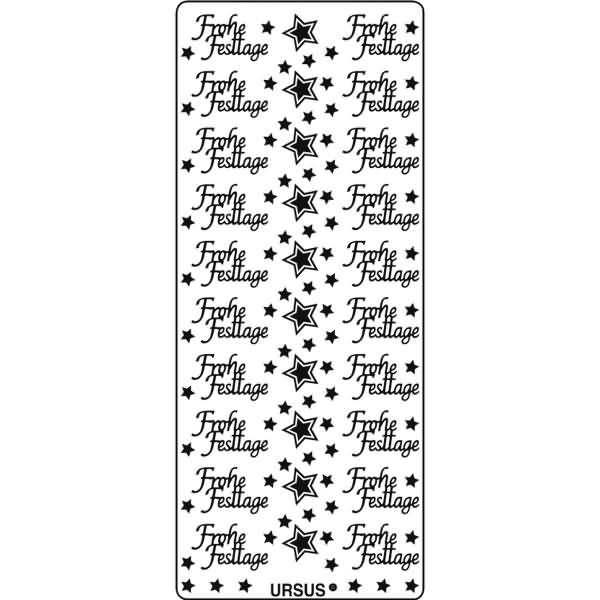 Kreativsticker 10x23cm Motiv 60 VE=1 Stück gold