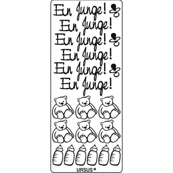 Kreativsticker 10x23cm Motiv 74 VE=1 Stück gold