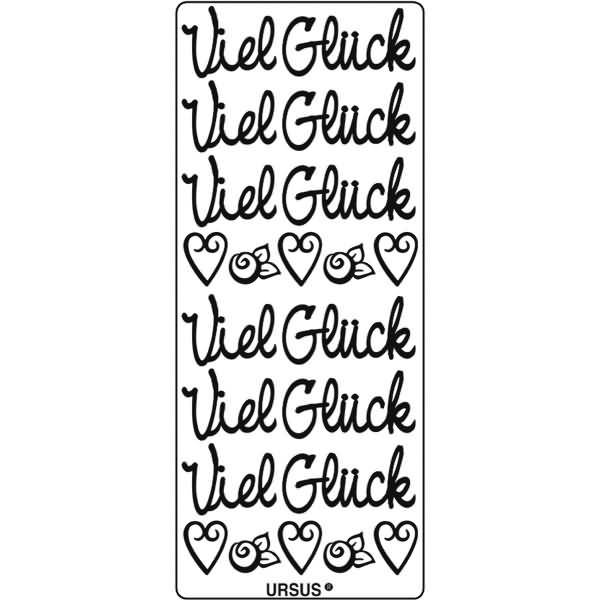 Kreativsticker 10x23cm Motiv 81 VE=1 Stück gold