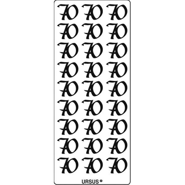 Kreativsticker 10x23cm Motiv 107 VE=1 Stück silber