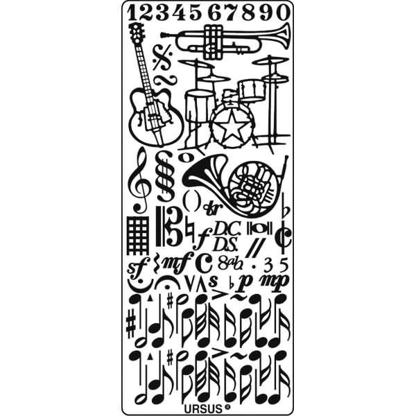 Kreativsticker 10x23cm Motiv 21 VE=1 Stück silber