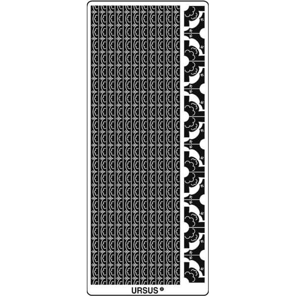 Kreativsticker 10x23cm Motiv 40 VE=1 Stück silber