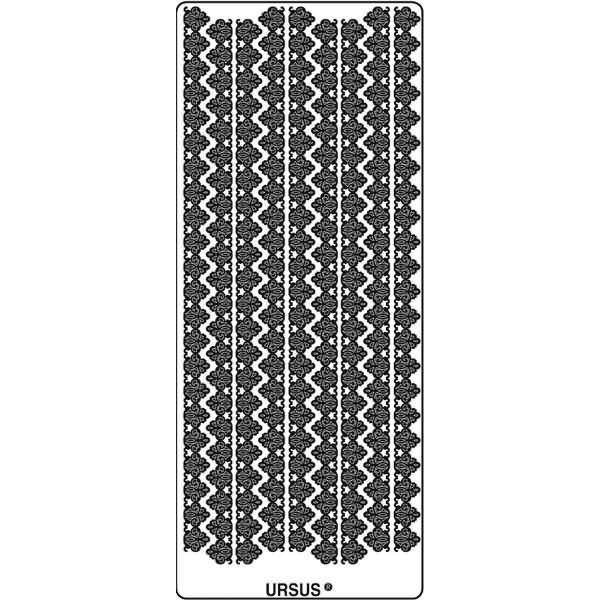 Kreativsticker 10x23cm Motiv 51 VE=1 Stück silber