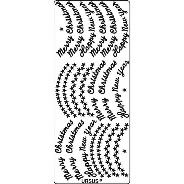 Kreativsticker 10x23cm Motiv 61 VE=1 Stück silber