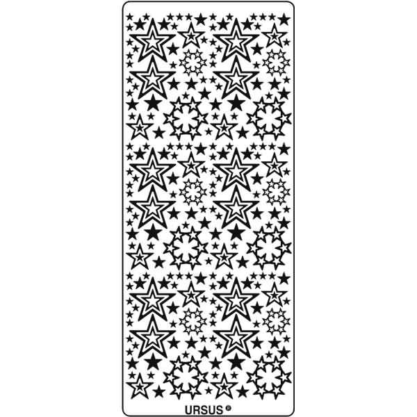 Kreativsticker 10x23cm Motiv 65 VE=1 Stück silber