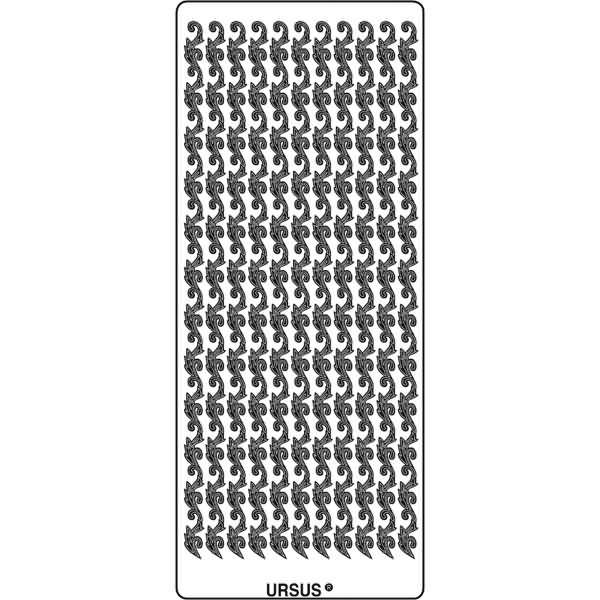 Hologramm-Kreativsticker 10x23cm Motiv 49 VE=1 Stück gold