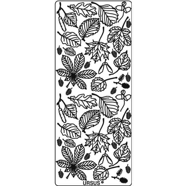 Hologramm-Kreativsticker 10x23cm Motiv 54 VE=1 Stück gold