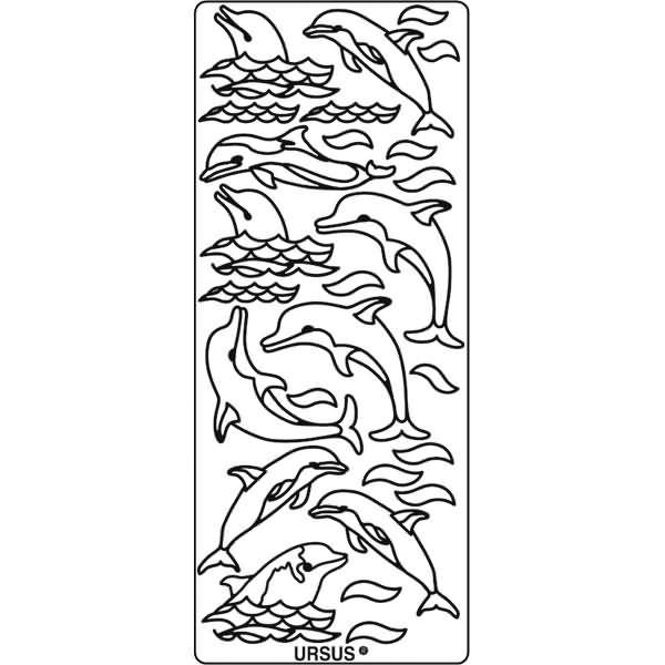 Hologramm-Kreativsticker 10x23cm Motiv 18 VE=1 Stück blau