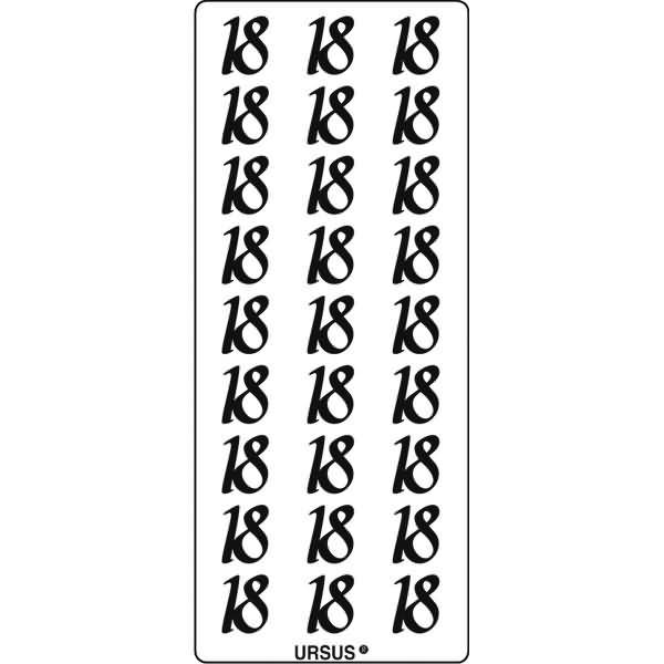 Kreativsticker 10x23cm Motiv 111 VE=5 Stück gold