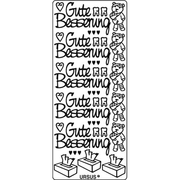 Kreativsticker 10x23cm Motiv 106 VE=5 Stück silber