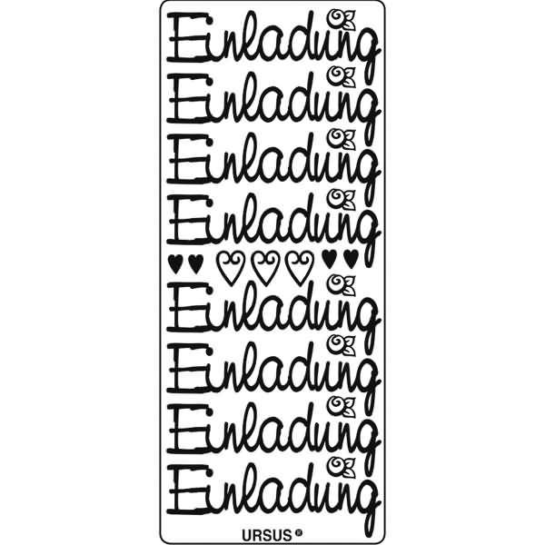 Kreativsticker 10x23cm Motiv 77 VE=5 Stück silber