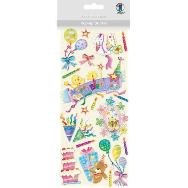 Pop-Up Sticker Festlichkeit