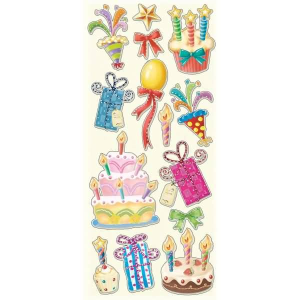 Pop-Up Sticker Festlichkeit