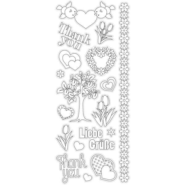 Flat Sticker Tangle Creation Festlichkeiten