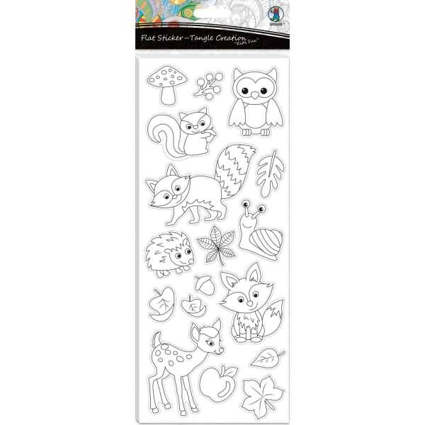 Flat Sticker Tangle Creation Kinderspaß