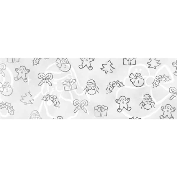 Prägekarton Brillant 230g/qm A4 VE=5 Blatt silber Weihnachten