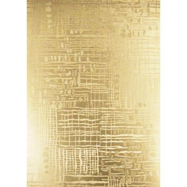 Bastelpapier Highlight 215g/qm 23x33cm VE=5 Blatt gold Strukturen