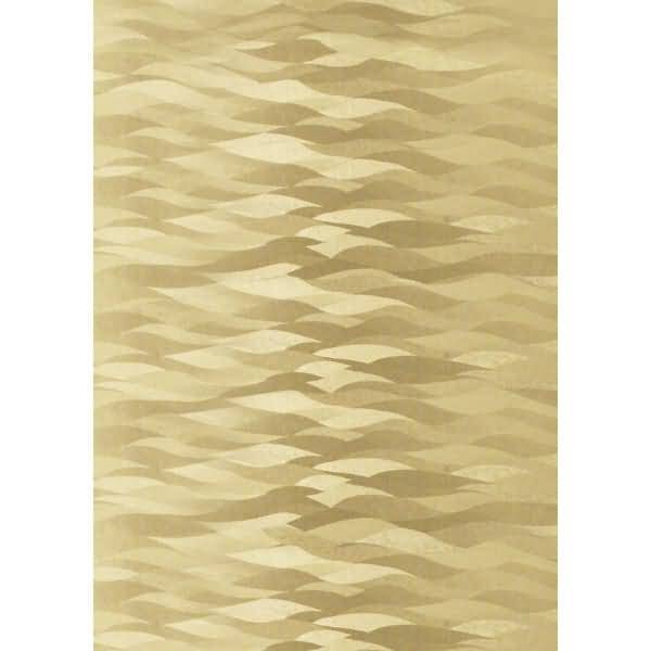 Bastelpapier Highlight 215g/qm 23x33cm VE=5 Blatt gold Wellen