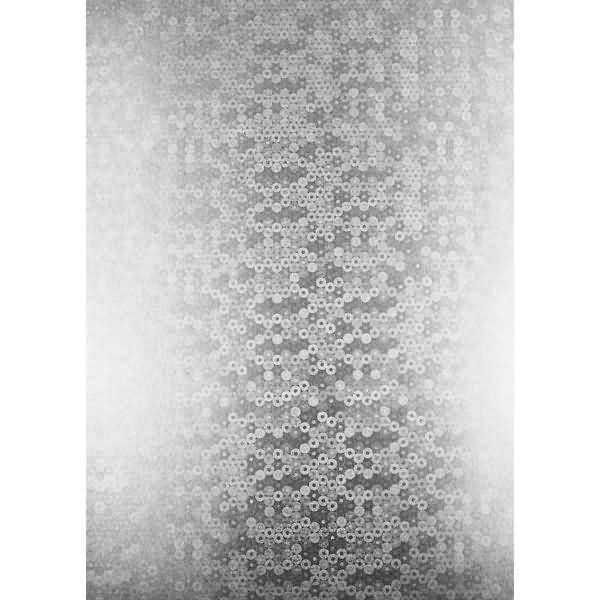 Bastelpapier Highlight 215g/qm 23x33cm VE=5 Blatt silber Pailletten