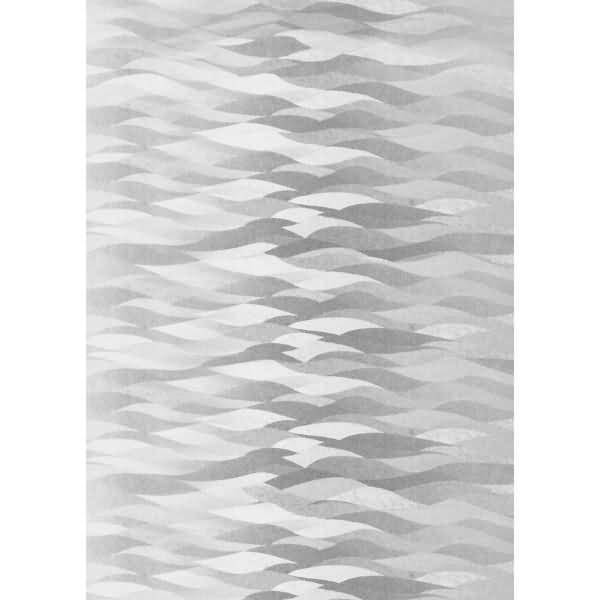 Bastelpapier Highlight 215g/qm 23x33cm VE=5 Blatt silber Wellen
