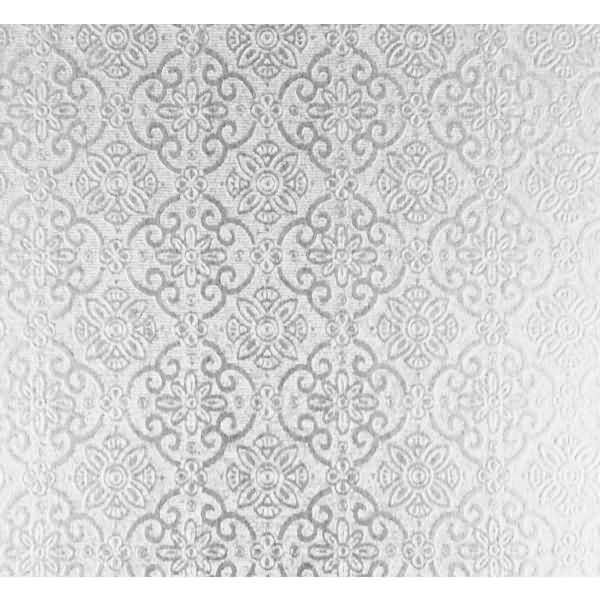 Bastelpapier Highlight 215g/qm 23x33cm VE=5 Blatt silber Ornamente