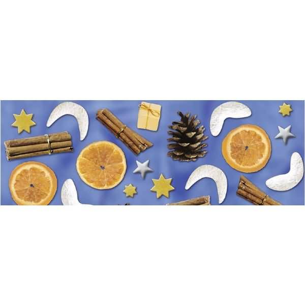 Tonzeichenkarton 220g/qm 23x33cm VE=5 Blatt Weihnachts-Potpurri blau